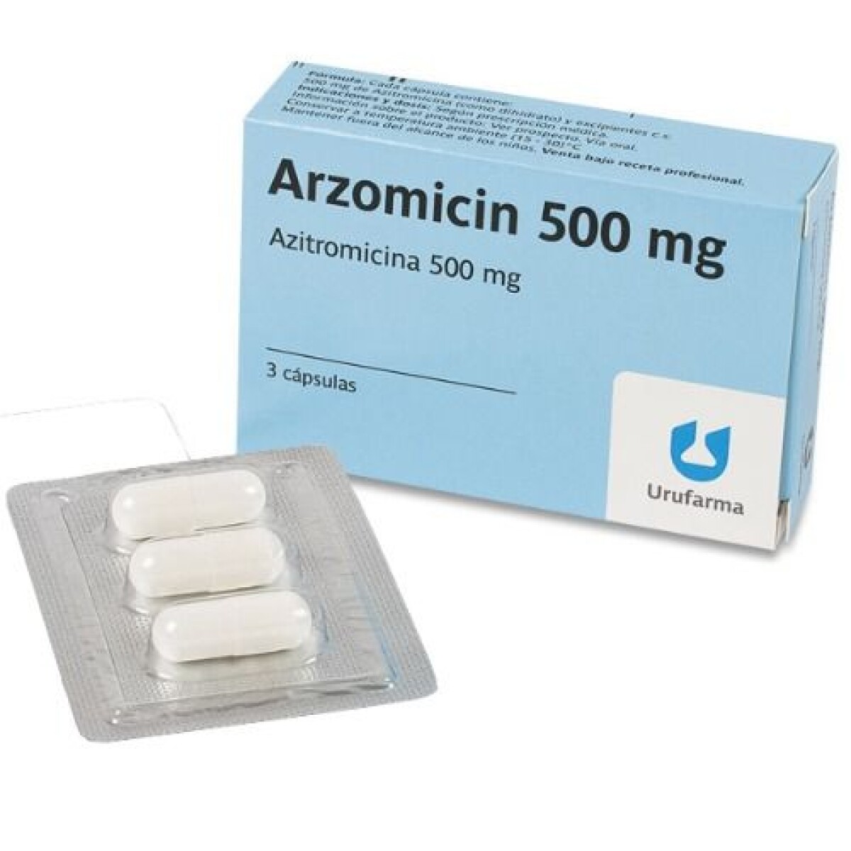 ARZOMICIN 500 MG 3 COMPRIMIDOS 