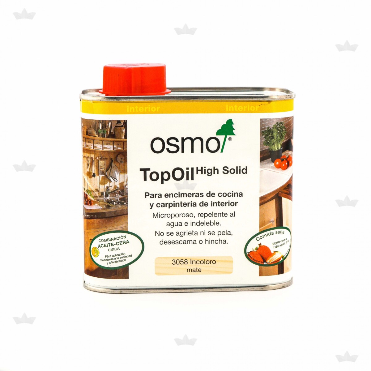 OSMO 3058 TOP OIL TRANSPARENTE MATE 0.5 LT. 