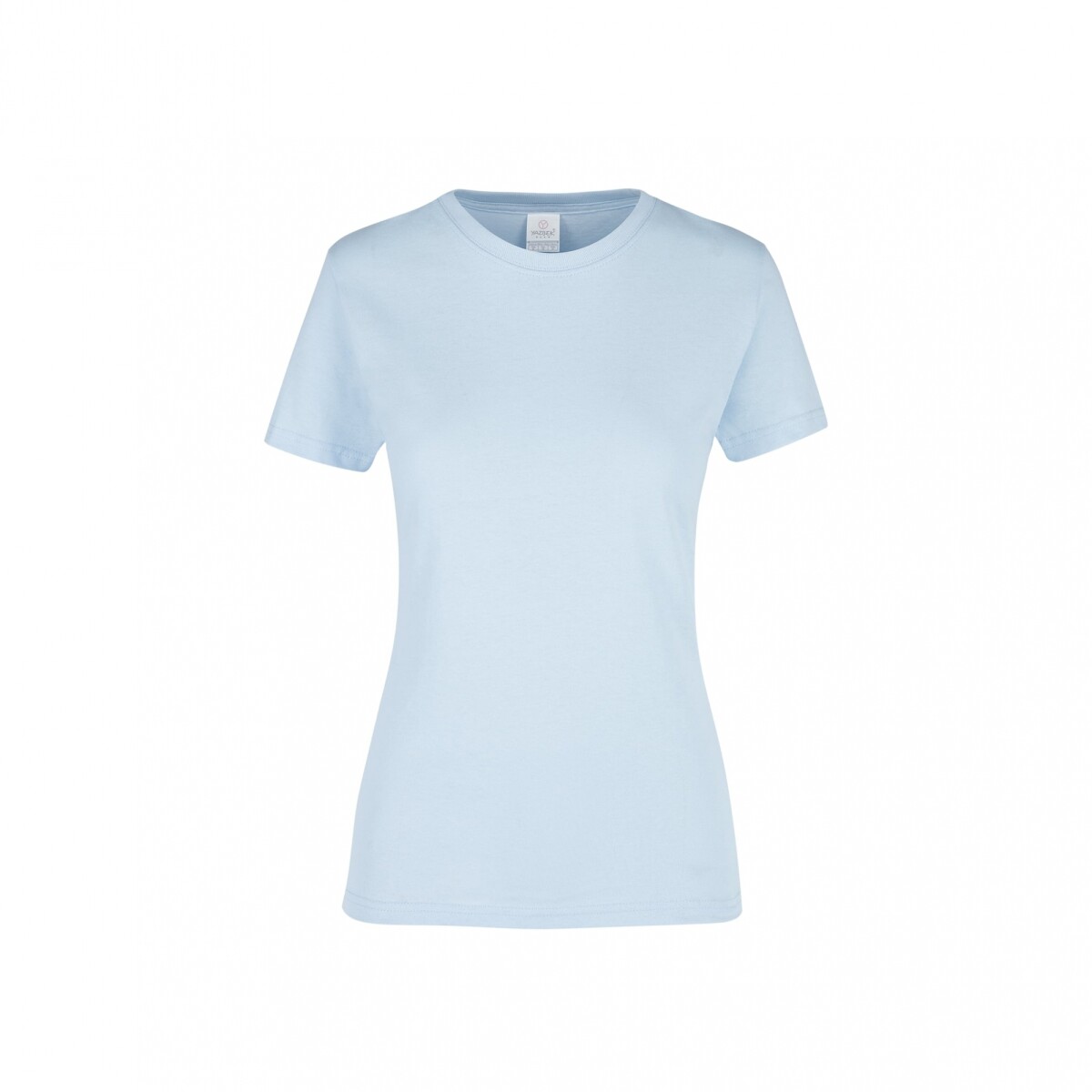 Camiseta a la base dama - Azul claro 