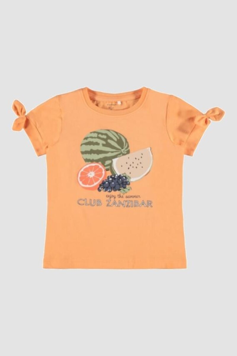 Camiseta estampada manga corta - Cantaloupe 