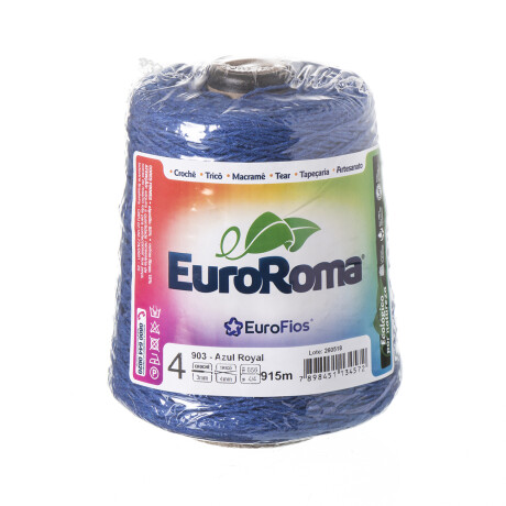 Euroroma algodón Colorido manualidades azul royal