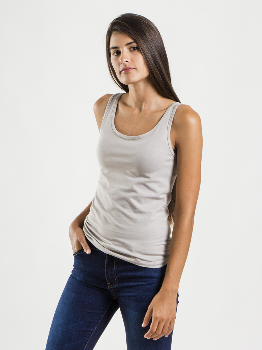 Musculosa Mujer MD-21 - Gris Claro 