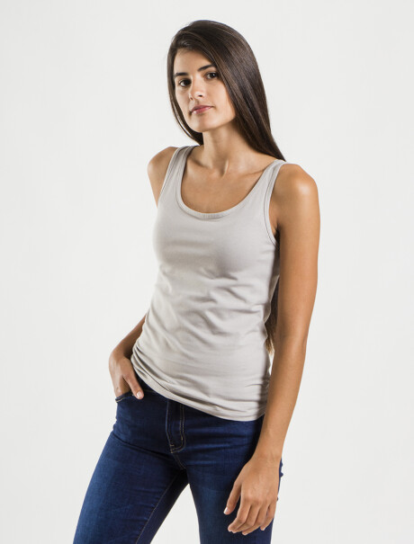 Musculosa Mujer MD-21 Gris Claro