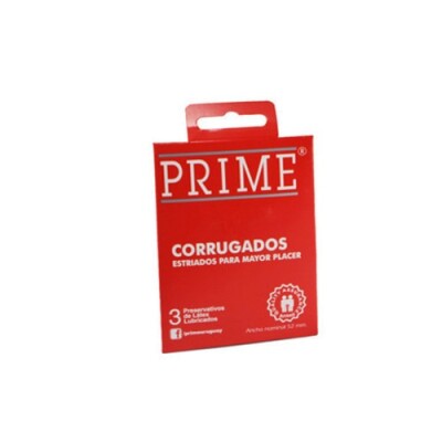 Preservativo Prime Corrugado 3 Uds. Preservativo Prime Corrugado 3 Uds.