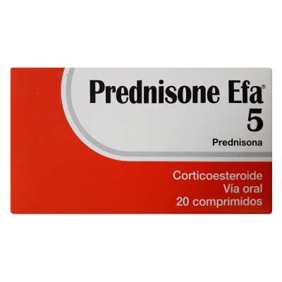 Prednisone 5 Mg. 20 Comp. Prednisone 5 Mg. 20 Comp.