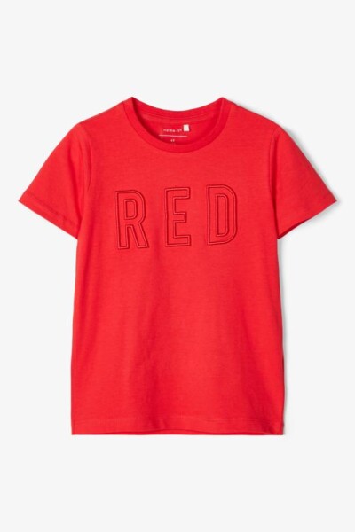Camiseta estampada manga corta High Risk Red