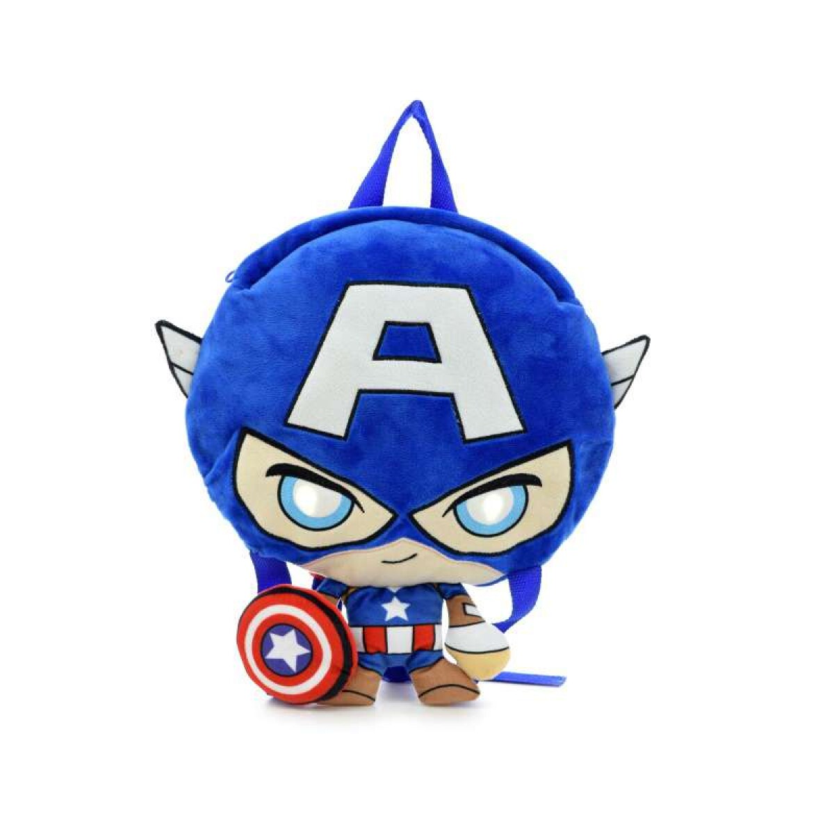 Mochila Marvel Avengers Capitan América con Luz Led 35cm - 001 