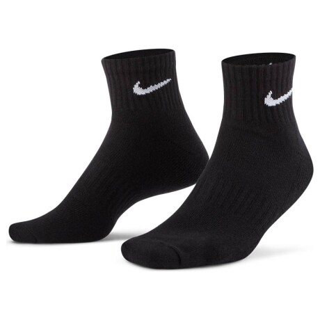 Media Nike Training Hombre Everyday Cush Ankle 3PR Black/(WHITE) Color Único