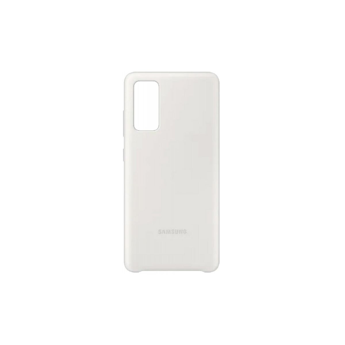 Silicona original para Samsung S20 FE blanca 