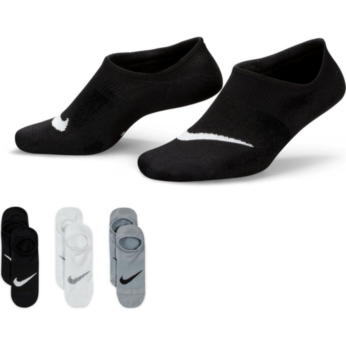 Medias Nike Mujer Invisible Everyday Plus Lightweight 3 Pack 