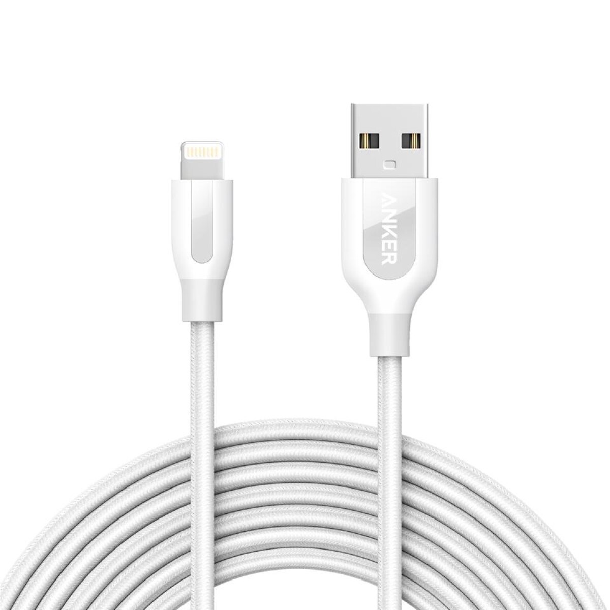 ANKER POWERLINE+ CABLE BRAIDED WITH LIGHTNING CONNECTOR 3FT 0.9M - ANKER POWERLINE+ CABLE BRAIDED WITH LIGHTNING CONNECTOR 3FT 0.9M WH 