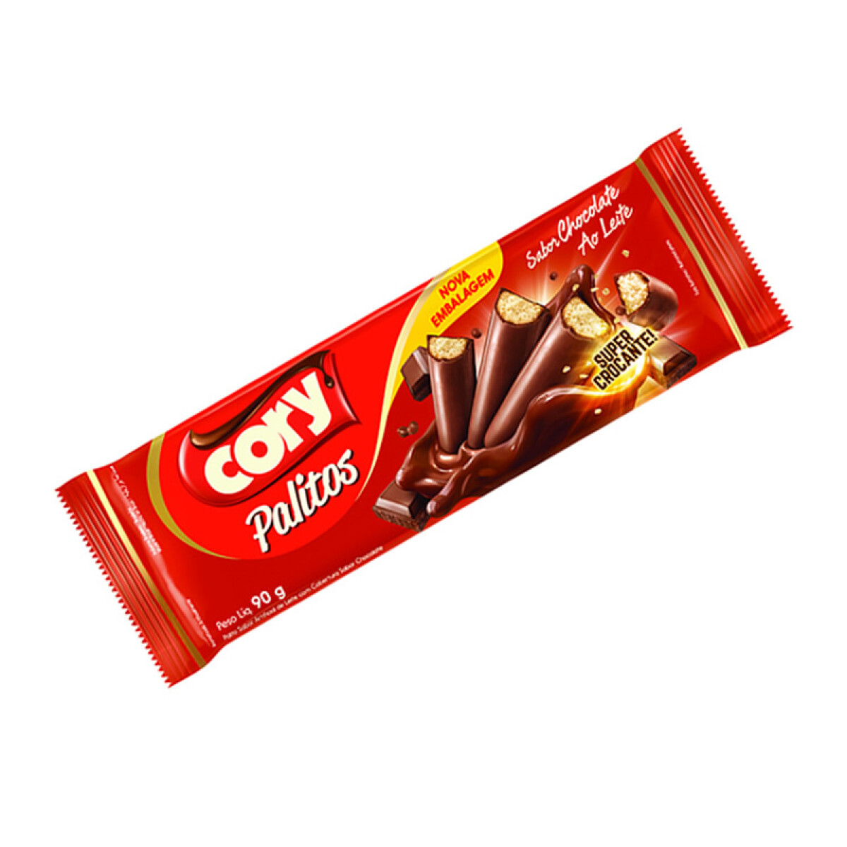 Palito Bañado CORY 90g x16 Unidades - Chocolate con Leche 