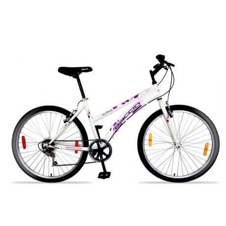 Bicicleta Baccio R.26 Dama Alpina Mtb Blanco/violeta