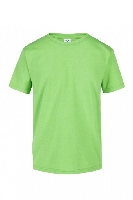 Camiseta a la base joven Verde lima