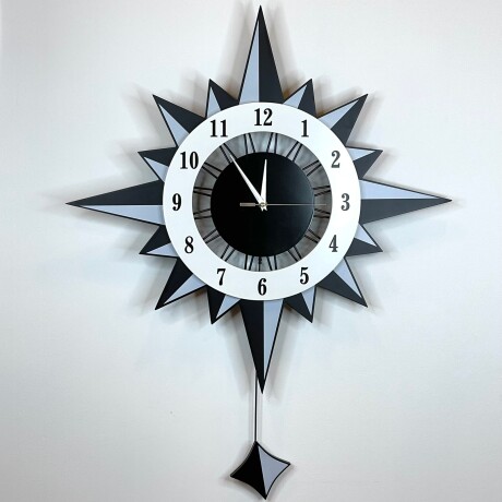 Reloj Pared Madera Kyzyl Alto 80cm x Largo 61cm Reloj Pared Madera Kyzyl Alto 80cm x Largo 61cm