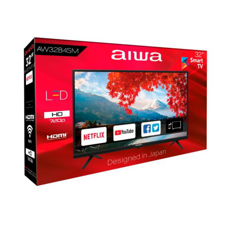 TELEVISOR AIWA, 32" LED HD, FLAT SMART 001