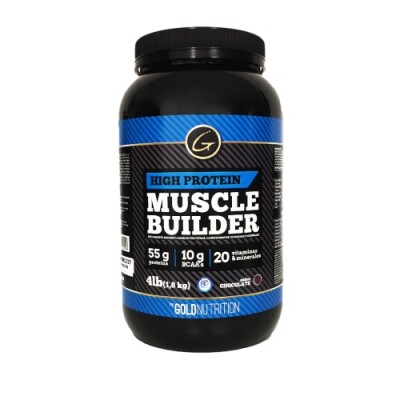 High Protein Muscle Builder Gold Nutrition Chocolate 4 Lbs. High Protein Muscle Builder Gold Nutrition Chocolate 4 Lbs.