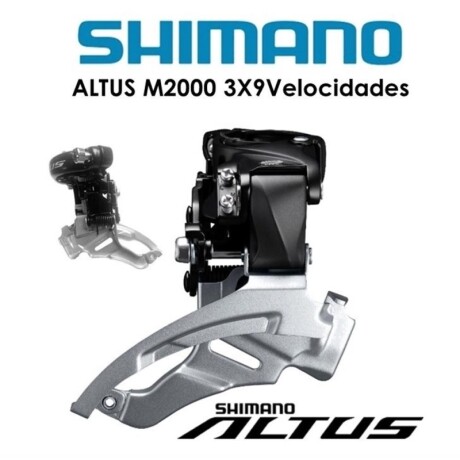 Descarrilador Shimano Altus M2000 9v Unica
