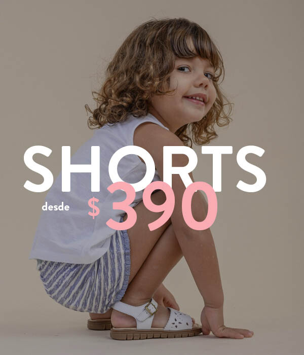Shorts kids desde $390
