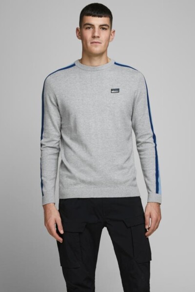 Sweater Estampado Light Grey Melange
