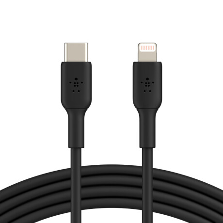 CABLE BOOST CHARGE LIGHTNING TO USB-C 1M 3.3FT BELKIN NEGRO
