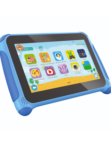 Tablet para niños Goldtech Kids 7" Quad Core 16GB Android Azul