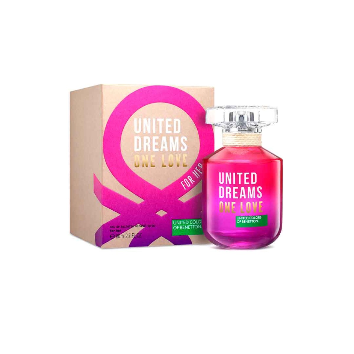 Perfume One LOVE for her Benetton 80ml - 001 