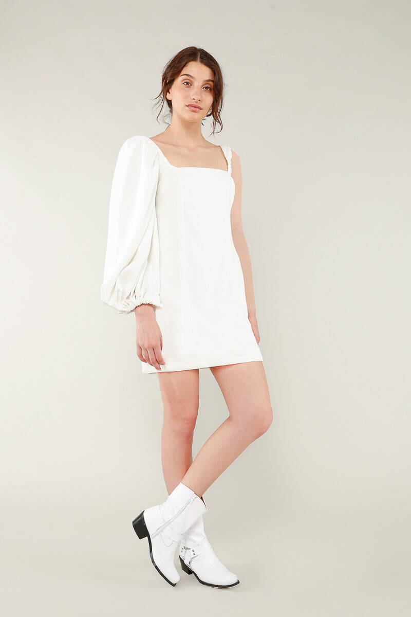 Vestido Glam - blanco 
