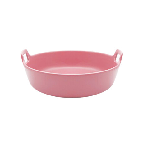 Bowl c/asas cerámica rosa mate 30*29 Bowl c/asas cerámica rosa mate 30*29