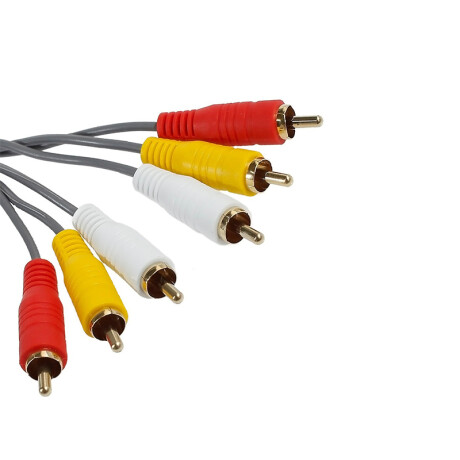 Cable AV 3RCA a 3RCA 1.8 mts Cable AV 3RCA a 3RCA 1.8 mts