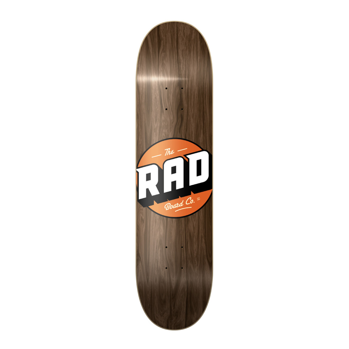 Deck Skate Rad 8.0" - Modelo Solid - Brown (solo tabla) 