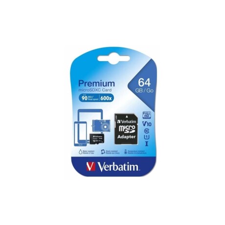 Tarjeta de memoria Verbatim 64GB V01