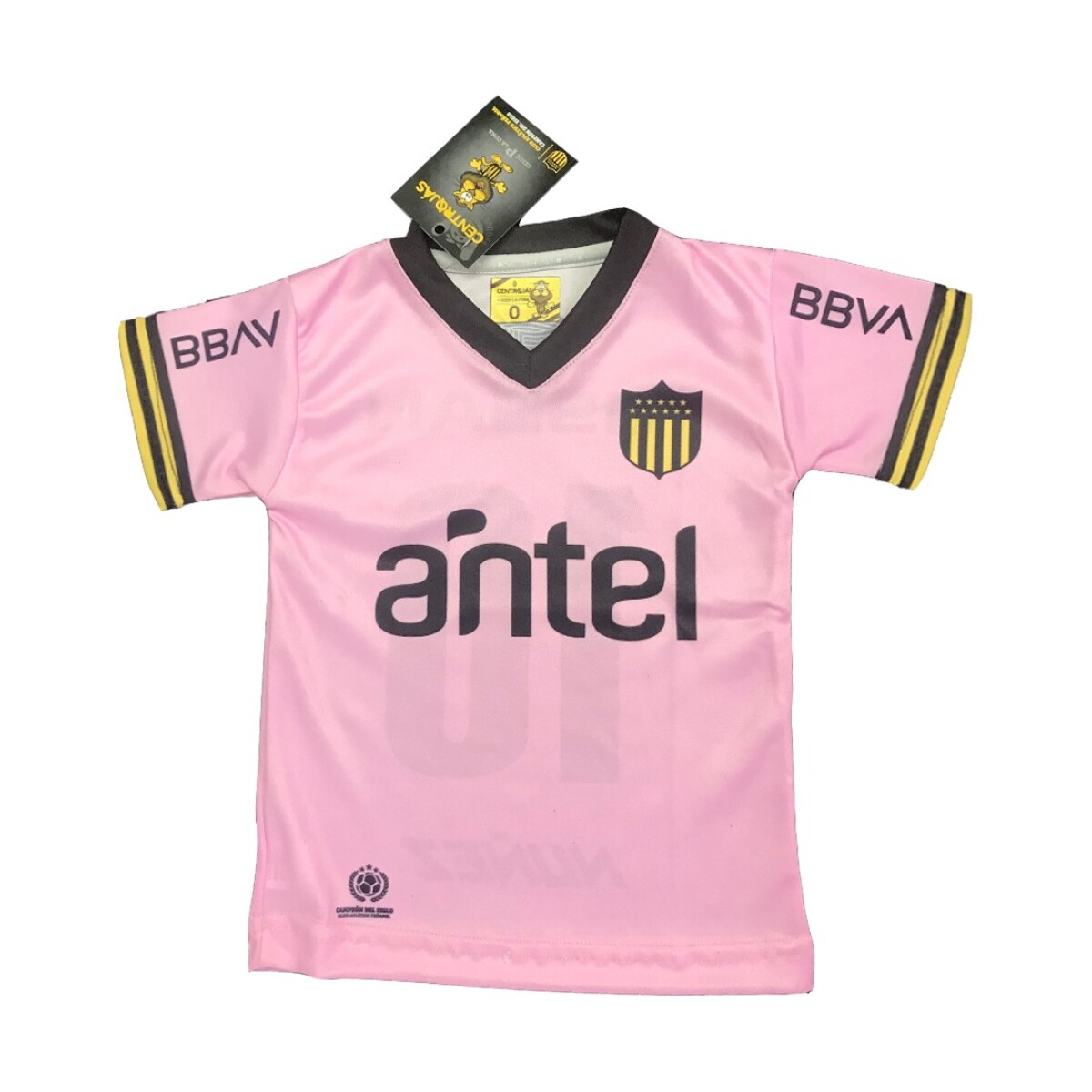 Camiseta Niño Peñarol Alternativa Centrojas Oficial - ROSA 