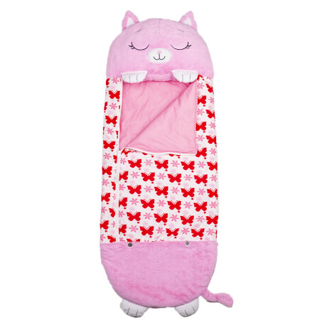 Peluche sobre de dormir - Happy Nappers [Grande] Gato rosado