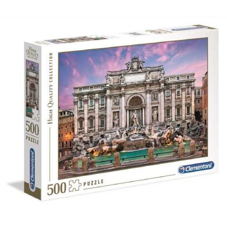 Puzzle Clementoni 500 piezas Fontana Di Trev High Quality 001