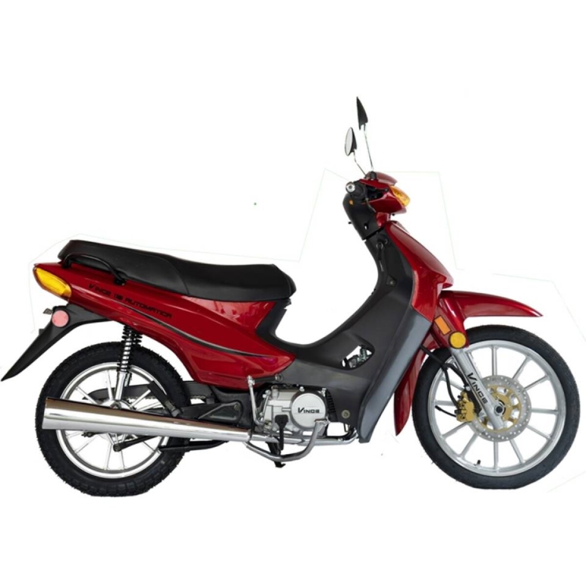 Moto Vince Cub 110 Automatica - Rojo 