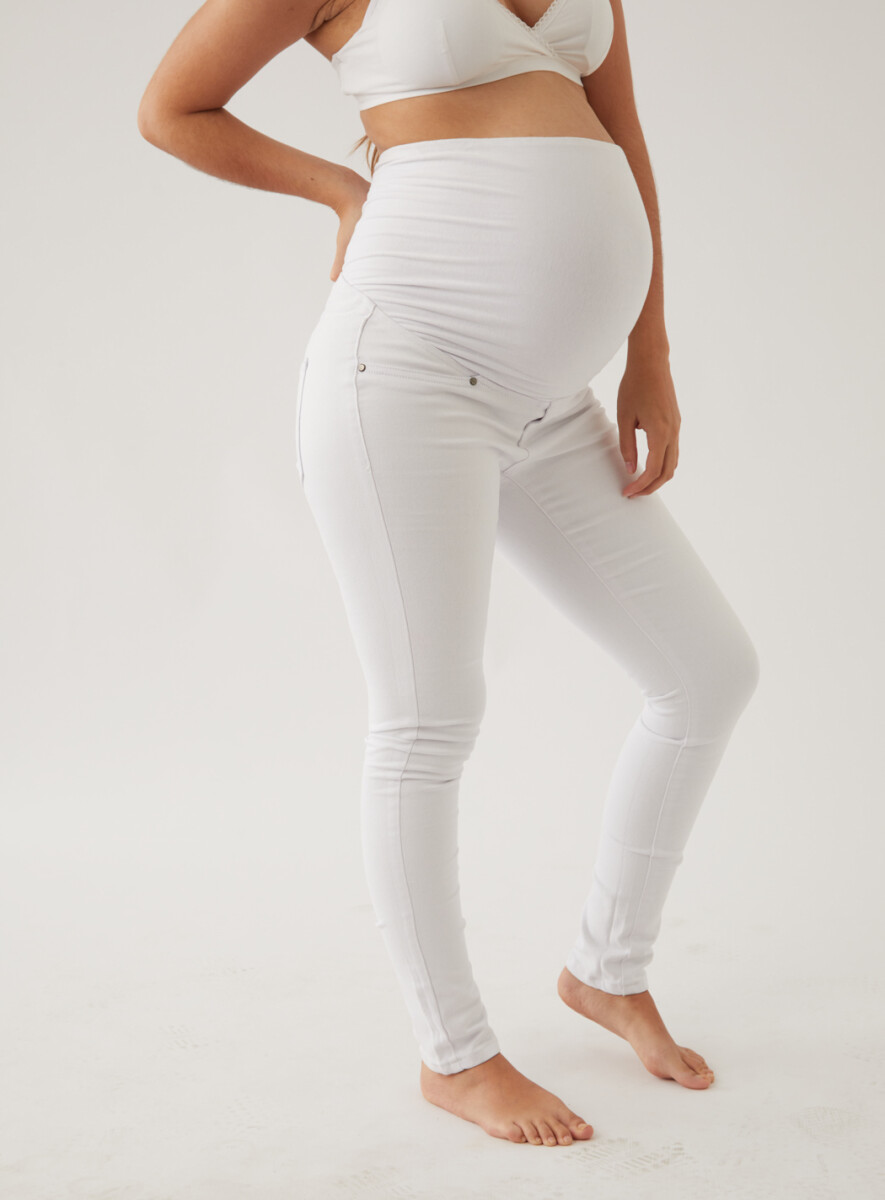 Leggings maternity - Blanco 
