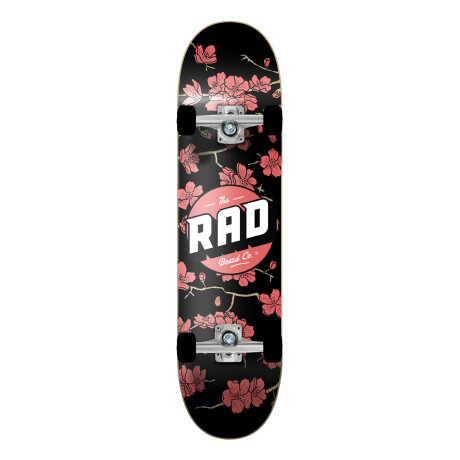 Skate Completo Rad Dude 7.75" - Cherry Blossom - Black Red Skate Completo Rad Dude 7.75" - Cherry Blossom - Black Red