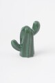 Adorno con forma de cactus verde