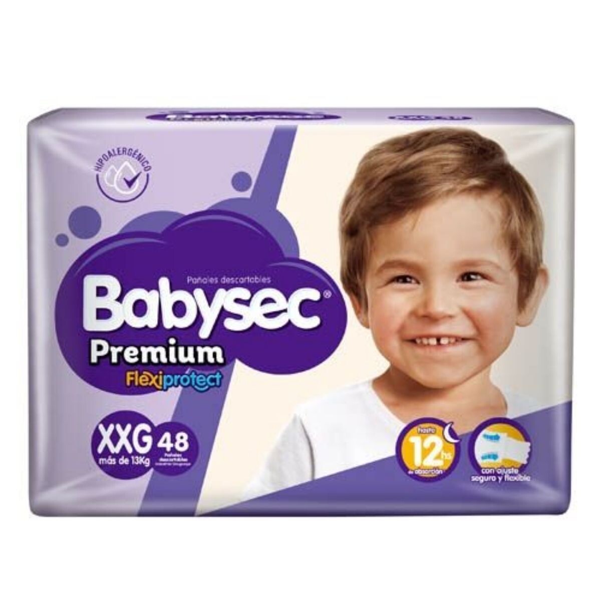 Pañales Babysec Premium Flexiprotect XXG - X48 