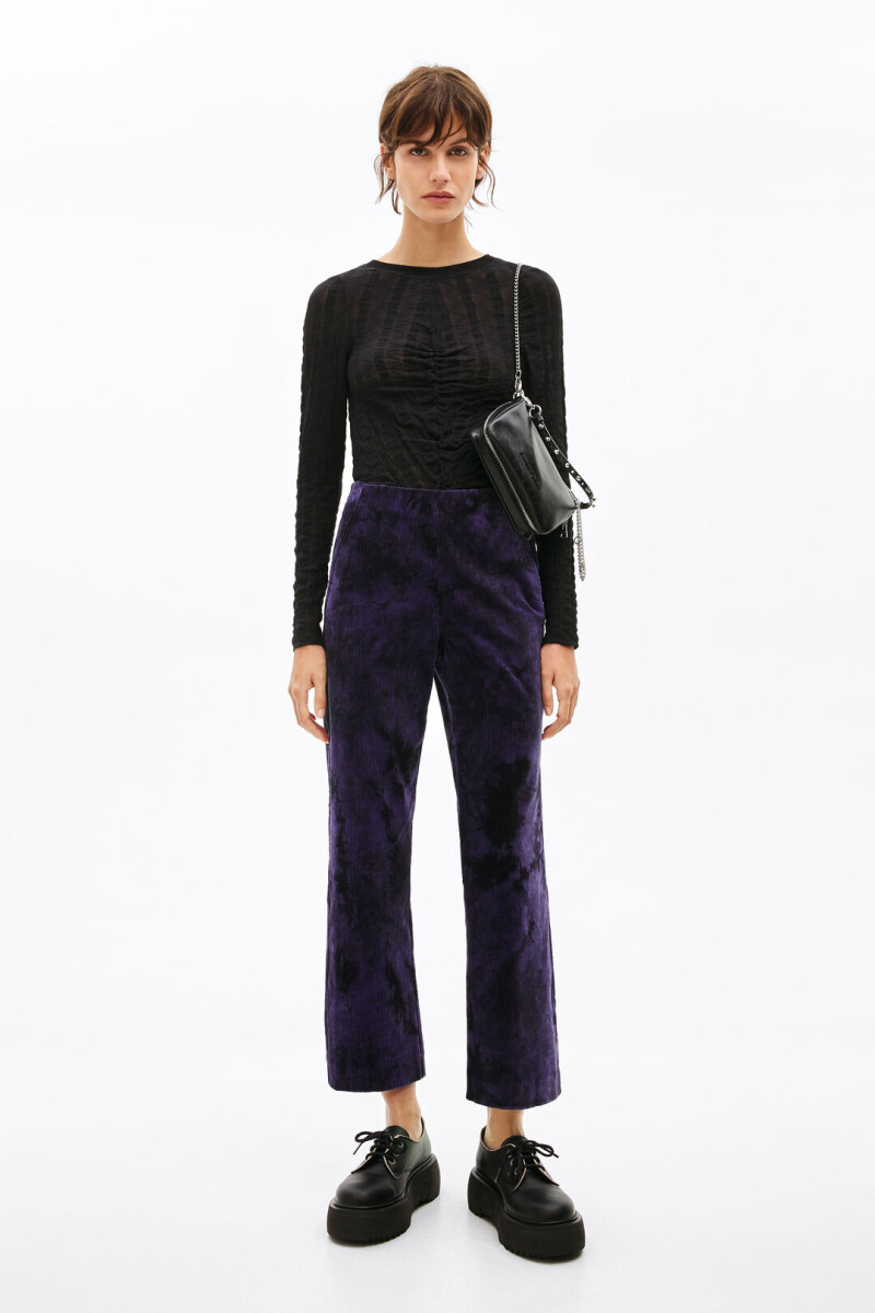 Pantalon de plana purpura - Violeta 