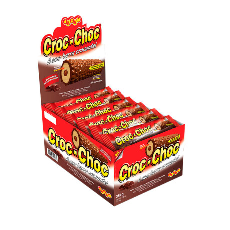 Barquillo CROC - CHOC Relleno x24 Chocolate