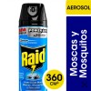 Insecticidas Raid Aerosol Mata Moscas y Mosquitos Power Shot 360 ML X 1