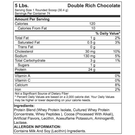Optimum Nutrition Gold Standard 5Lb Chocolate