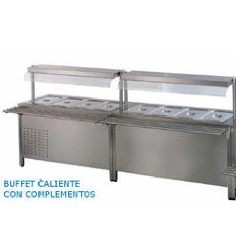 Buffet caliente 4 GN 1/1 Inferior calefaccionado Buffet caliente 4 GN 1/1 Inferior calefaccionado