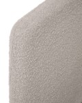Cabecero Dyla de borrego gris claro 178 x 76 cm