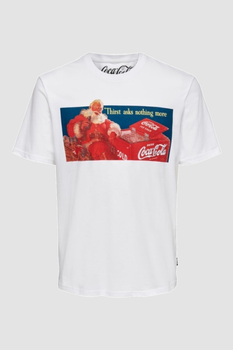 Camiseta Coca-Cola estampada White