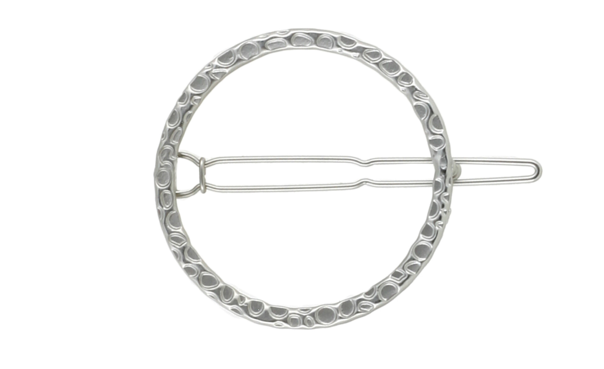 Broche de pelo circular MissCarol - Silver 