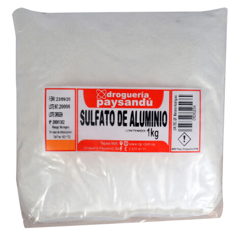 Sulfato de Aluminio 1 Kg Sulfato de Aluminio 1 Kg