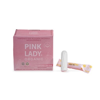 Tampón Orgánico Pink Lady Mini 18 Uds. Tampón Orgánico Pink Lady Mini 18 Uds.